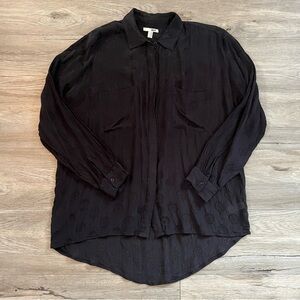 Amuse Society Black Textured Shirt